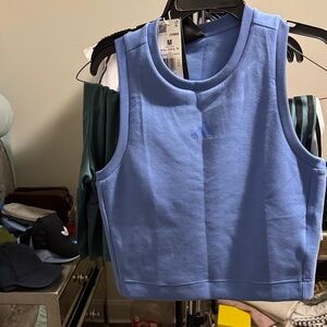 Adidas Women's Sky Blue Tank Top